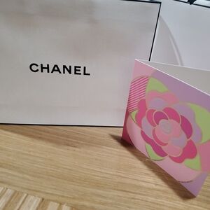 Chanel Pink Floral Card